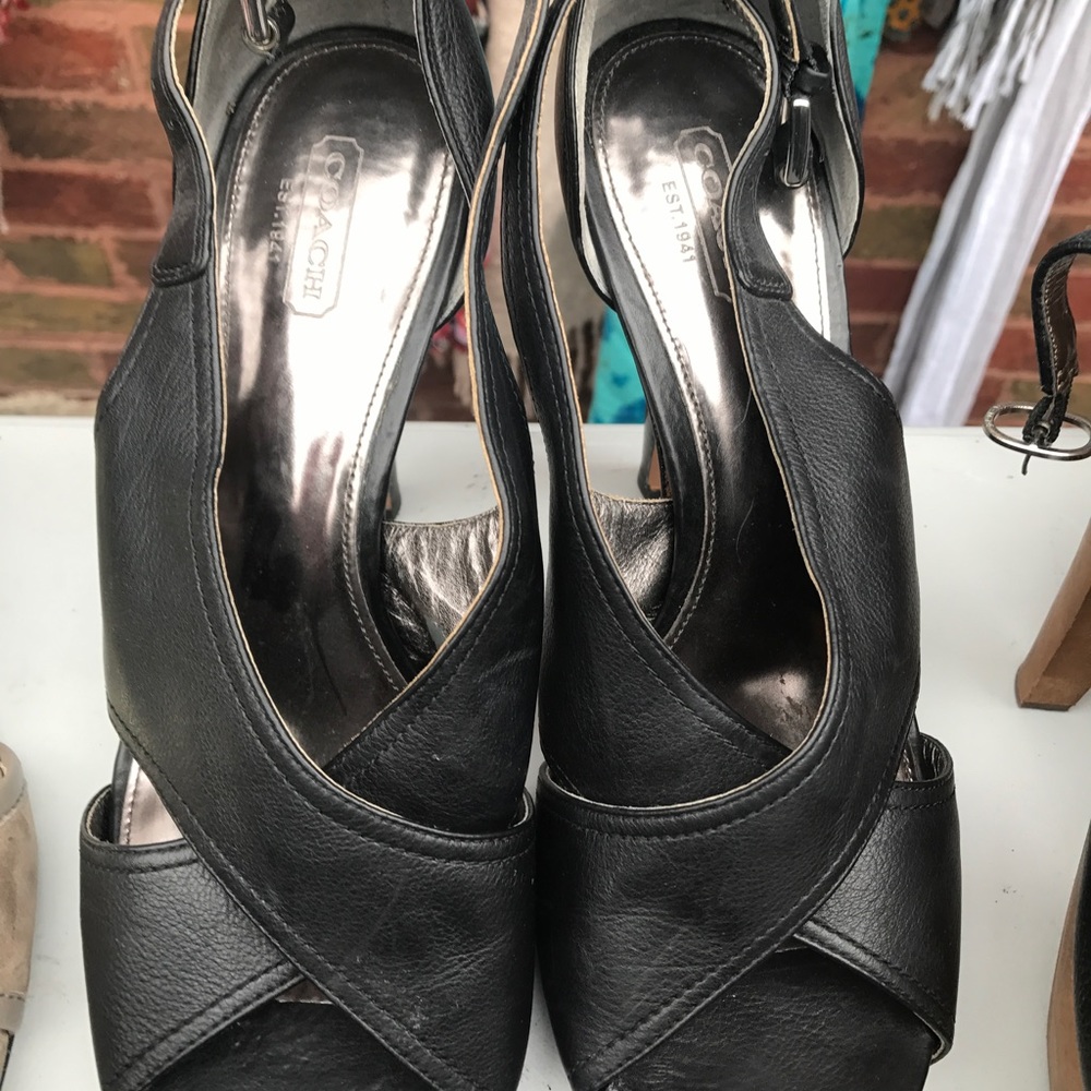 Coach Leather Heels